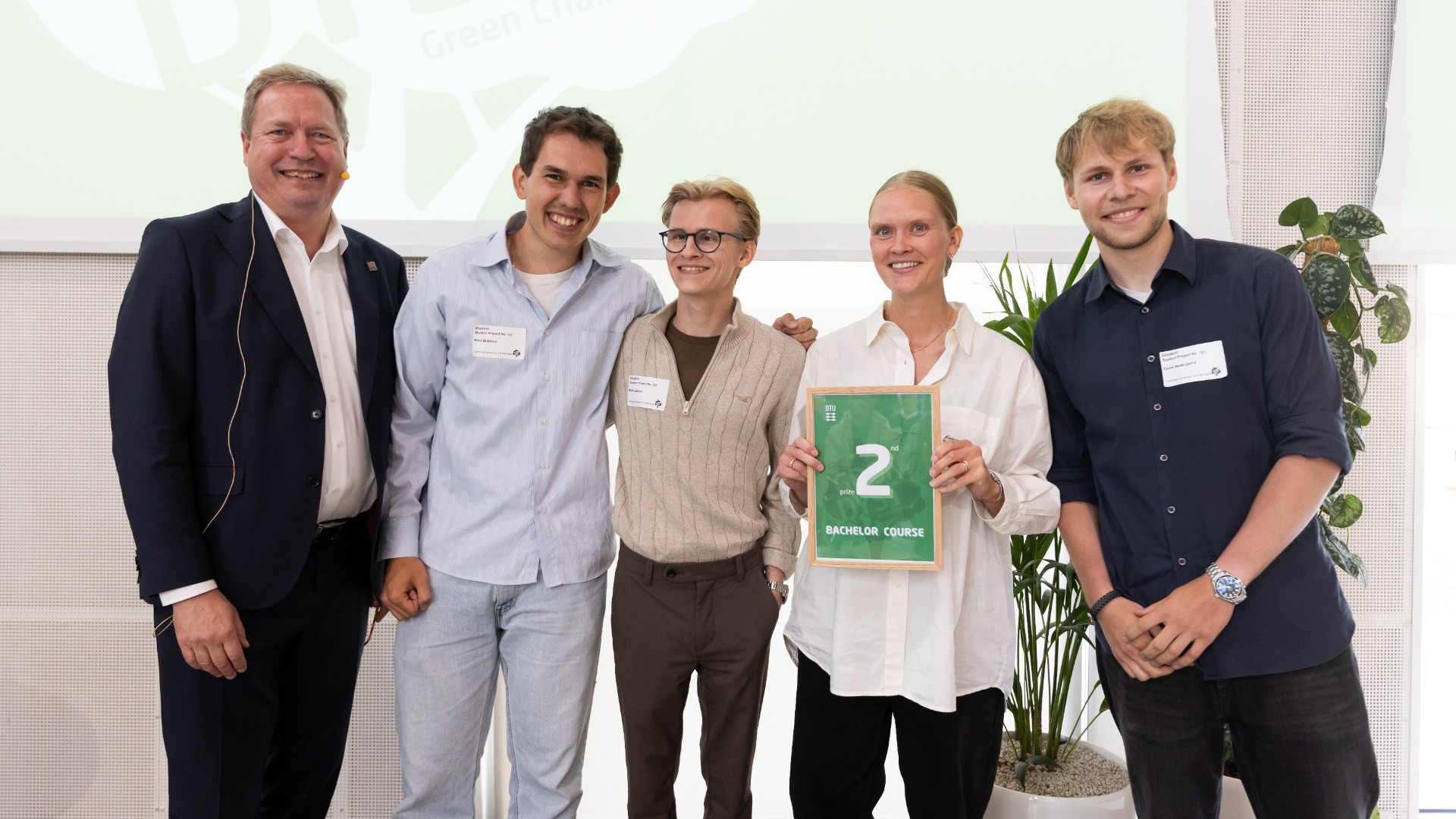 Carsten Orth og vindere 2. plads BSc. kursus