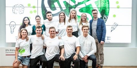 Gruppebillede af vindere fra GRØN DYST 2018
